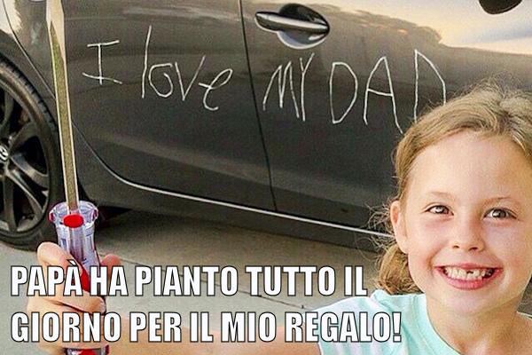 Una commovente Festa del Papà