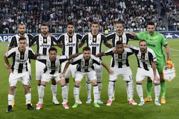 La formazione della Juventus, stagione 2016/2017