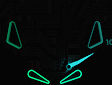 Gioco Flipper fluo