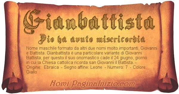 Risultati immagini per gianbattista