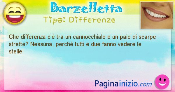 Differenze: Che differenza c' tra un cannocchiale e un paio di ... (id=1437)