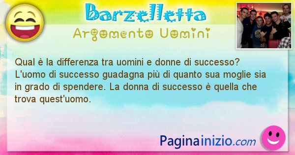 Differenza argomento Uomini: Qual  la differenza tra uomini e donne di successo? ... (id=2651)