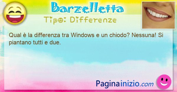 Differenze: Qual  la differenza tra Windows e un ... (id=3283)