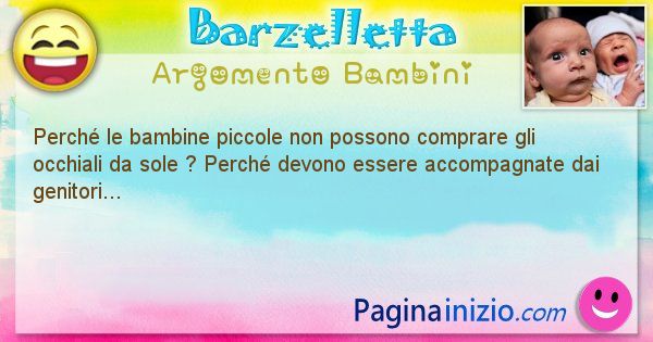 Domanda argomento Bambini: Perch le bambine piccole non possono comprare gli ... (id=1410)