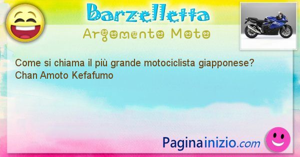 Come si chiama argomento Moto: Come si chiama il pi grande motociclista ... (id=390)