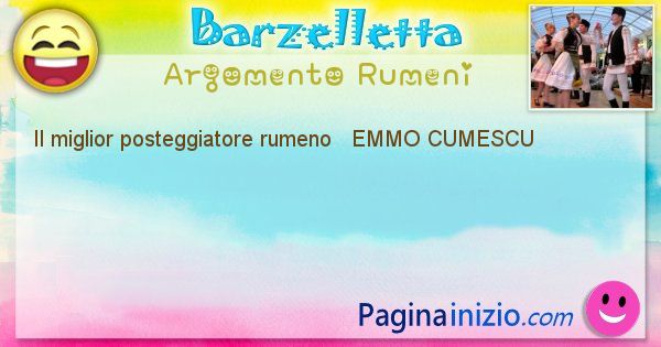 Come si chiama argomento Rumeni: Il miglior posteggiatore rumeno   EMMO ... (id=411)