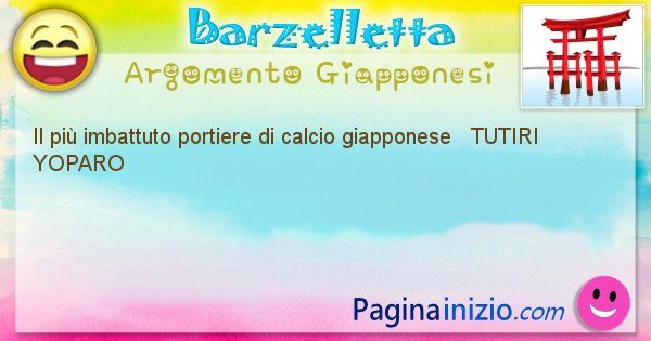 Come si chiama argomento Giapponesi: Il pi imbattuto portiere di calcio giapponese ... (id=446)