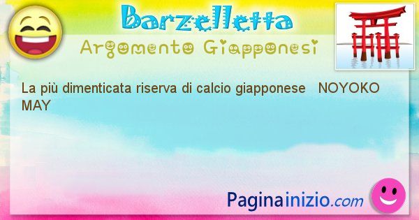 Come si chiama argomento Giapponesi: La pi dimenticata riserva di calcio giapponese ... (id=448)