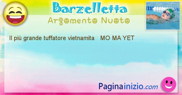 Come si chiama argomento Nuoto: Il pi grande tuffatore vietnamita   MO MA ... (id=464)