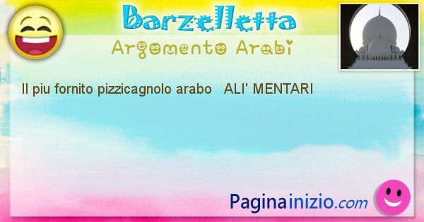 Come si chiama argomento Arabi: Il piu fornito pizzicagnolo arabo   ALI' ... (id=522)