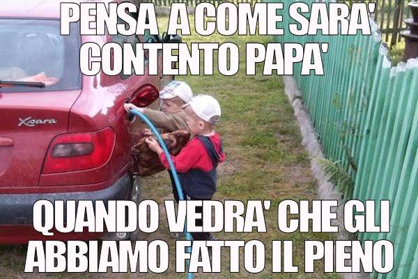 Dei bambini premurosi...