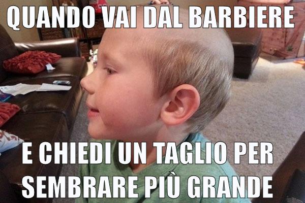 Taglio di capelli che non passa inosservato