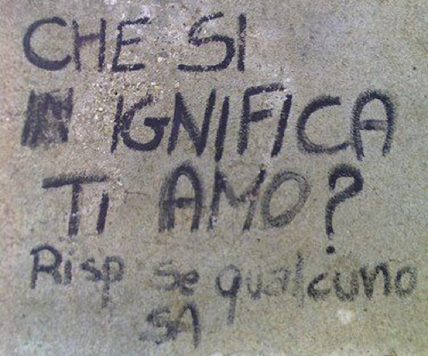 Il linguaggio dell'amore...