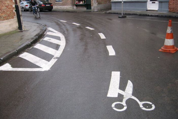 Street art pedonale