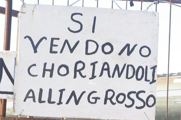 Accorrete gente, si vendono choriandoli!