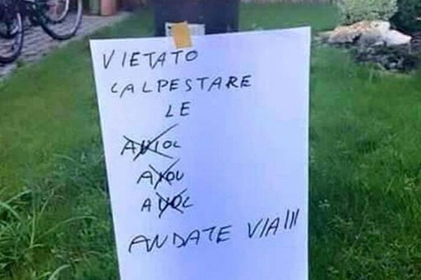 Voleva dire aiuole?