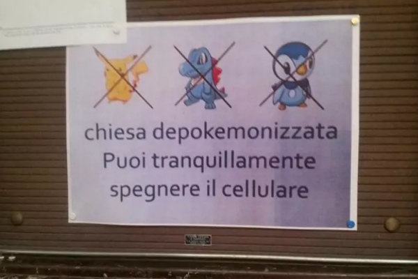 A messa senza Pokemon