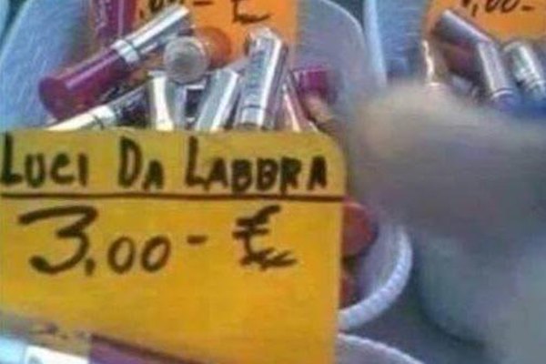 Per labbra luminose...