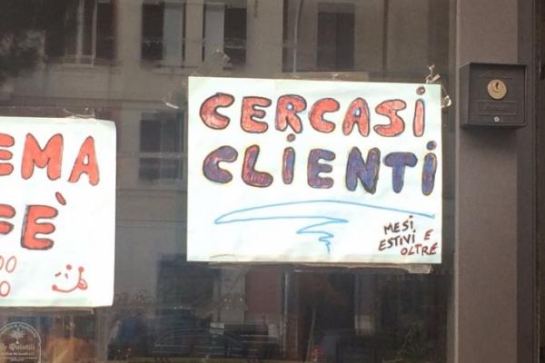 Negozianti furbi o disperati?