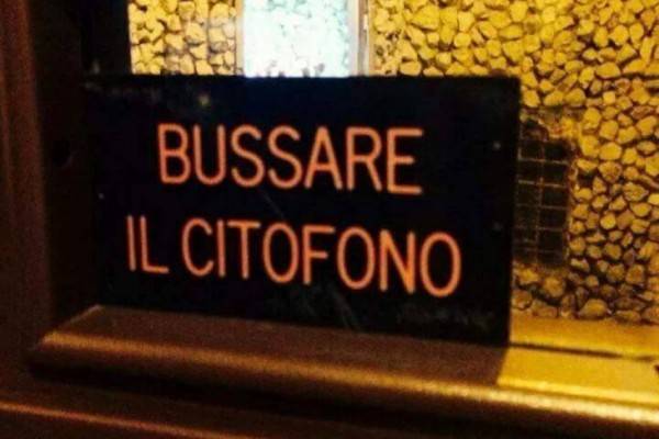 Indicazioni per entrare in casa