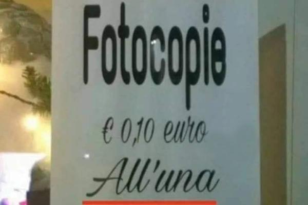 Prezzi da interpretare