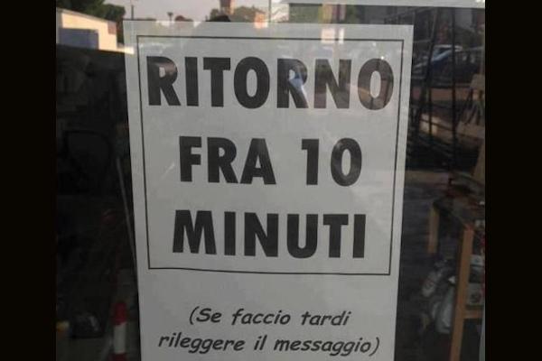 Non fa una piega