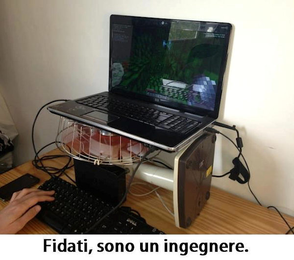 Originale ventola per raffreddamento pc!