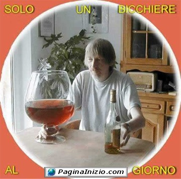 Un bicchiere al giorno toglie il medico di torno...