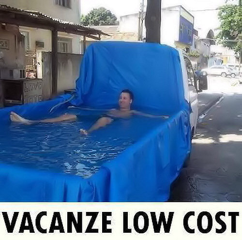 Una piscina su ruote