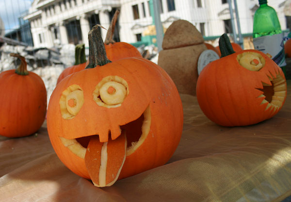 Una zucca burlona