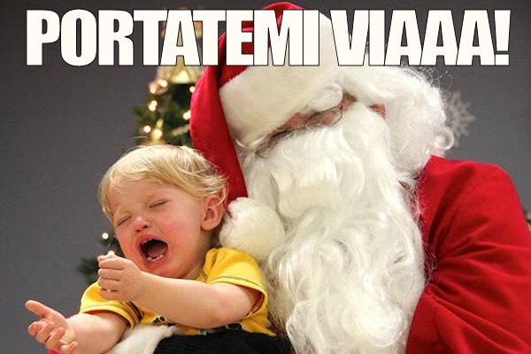 Quando Babbo Natale fa paura...