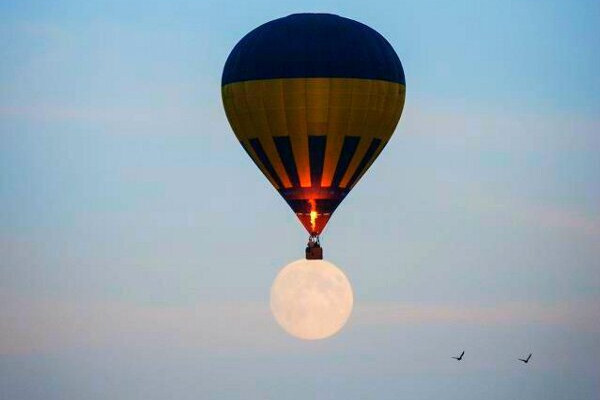 Una mongolfiera particolare