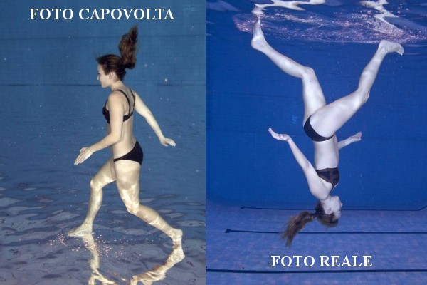 La nuotatrice che cammina sull'acqua