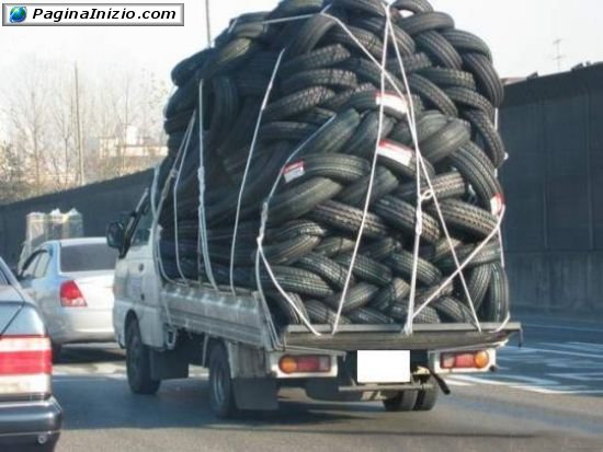 Un trasporto molto gommoso