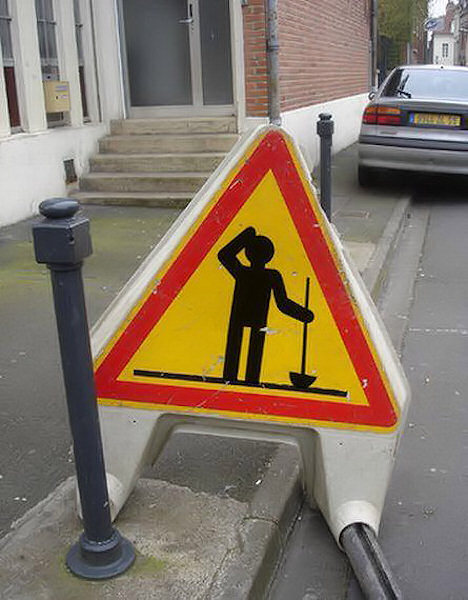 Man Not at work