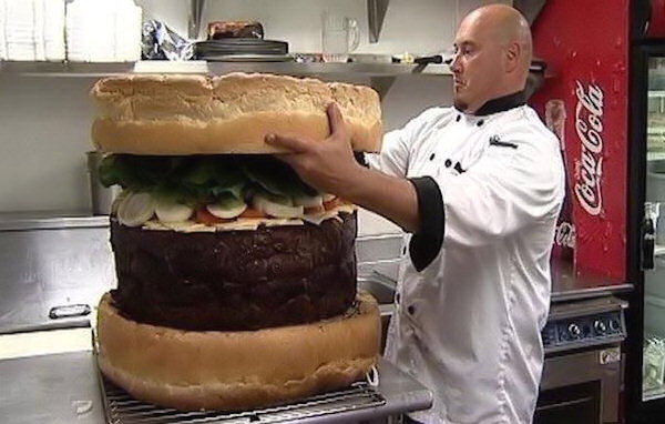 Man versus food