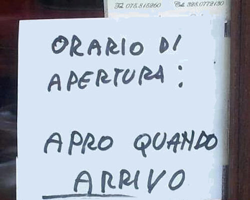 Quando si dice Flessibilità...