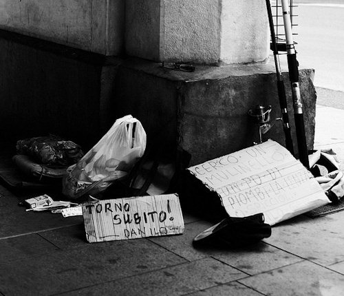 Non ci sono più i mendicanti di una volta...