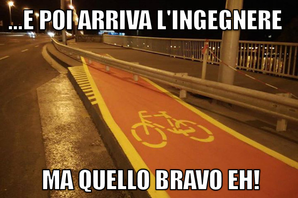 Una pista ciclabile alternativa...