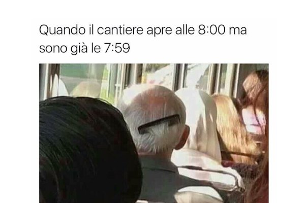 Quando si è in ritardo...
