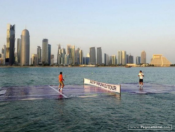Tennis a pelo d'acqua!