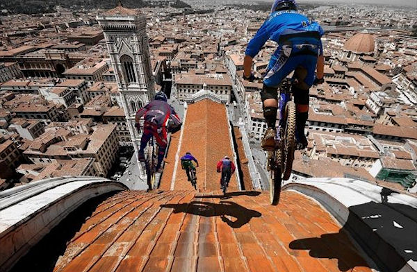 Ciclismo sul Duomo di Firenze...