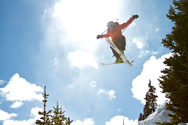 Acrobazie sulla neve