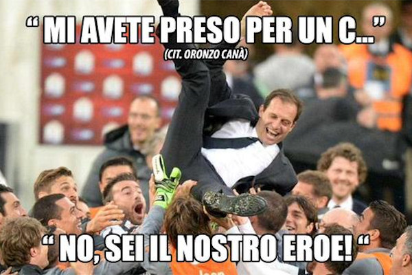 Allenatore in aria.. e nel pallone