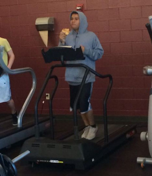 Merenda in palestra