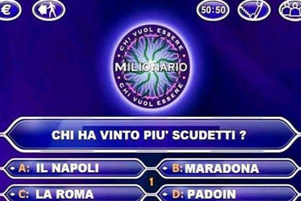 Domanda da un milione di euro!