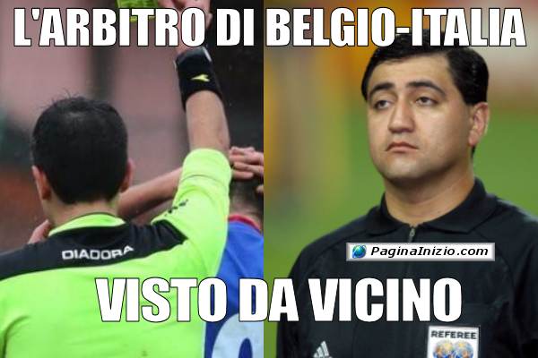 Arbitro di italia belgio agli europei 2021