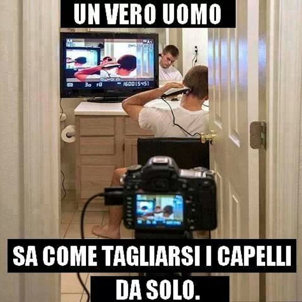 Tecnologia e taglio di capelli
