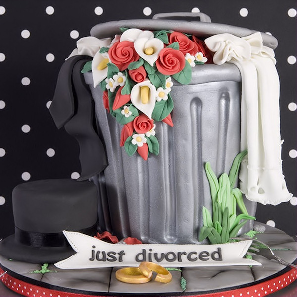Una torta per festeggiare il divorzio con dolcezza!