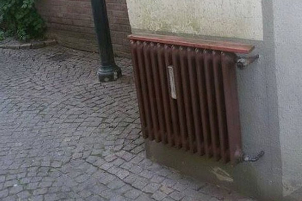 Termosifoni all'aria aperta